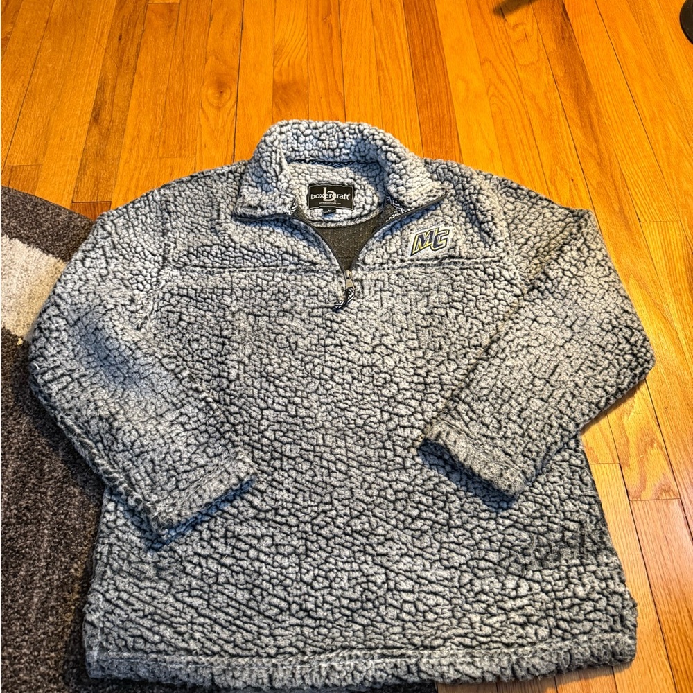 Boxercraft Gray Sherpa Pullover Sweatshirt